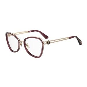 New Moschino Eyeglasses MOS584 0LHF 00 Burgundy 52mm